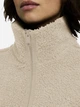 Толстовка на молнии утепленная без капюшона женская Jack Wolfskin High Curl JKT W A65073-A0084 XL Бежевая (4064886779418) - изображение 4