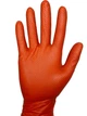 Перчатки сверхпрочные medaSEPT Max Grip Orange pf нитриловые текстурированные Нестерильные без пудры размер L 100 шт Оранжевые (5901738875272) - изображение 2