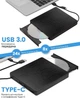 Внешний CD/DVD привод Maxesla BT668 USB 3.0 Type-C 24X/8X с SD/TF и 2 USB для ноутбука ПК Mac - изображение 2