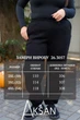 Женские зимние штаны на утяжках батал теплая трехнитка на байке Aksan 26.3057 52(3XL) Черный - изображение 5