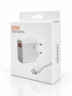 Комплект швидка зарядка LEXEGO 90W блок живлення USB-A з кабелем USB Type-C для Xiaomi Samsung Huawei ксяомі самсунга зарядний пристрій зі шнуром для телефона планшета ноутбука HyperCharge Turbo Charge Quick Charge білий (XMK-90W) - зображення 7