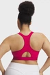 Жіночий малиновий топ UA HeatGear High Under Armour XL 1379195-681 - изображение 4