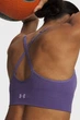 Жіночий фіолетовий топ Vanish Seamless Low Bra-PPL Under Armour XL 1384417-520 - изображение 2