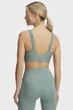 Жіночий м'ятний топ UA Infinity High Zip 2.0 Bra Under Armour XS D-DD 1384118-348 - изображение 5