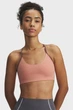 Жіночий рожевий топ UA Halo Bonded Bra Under Armour M 6009068-696 - изображение 1