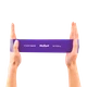 Набір мініеспандерів латексових REBEL Mini Band L 2.3-18.2 kg 5 шт Purple (RBA-3002-PU) - зображення 6