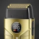 Электрическая бритва для мужчин, от USB, 1400мАч, Kemei T401, Золотистая / Мужская электробритва аккумуляторная / Шейвер - изображение 5