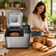 Хлебопечка Mio Star Bread Maker 1000 автоматическая 600 Вт 22 программы до 1 кг замешивание теста сенсорное управление отсрочка старта 13 часов поддержание тепла дисплей - изображение 5
