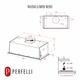 Сенсорна кухонна витяжка Perfelli NUOVA 6JWRB NERO, чорна повновбудована, керування жестами - зображення 9