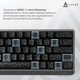Клавиатура Ajazz NK68 V2 Red Switch (NK68-V2-R-BGY) - изображение 9
