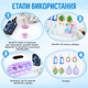 УФ смола CrysResin UV Resin Crystal Hard Прозрачная ультрафиолетовая смола для бижутерии и творчества 100 г - изображение 5
