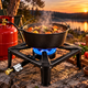 Газовий таганок Gas Cooker SGB-04D чавун 5,6 кВт 40х40 см з регулюванням полум'я - зображення 3