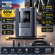 Автомобильный насос Baseus GoTrip VA1 Super Mini 80W 5000mAh 10.3 бар Черный (C0119501) - изображение 2
