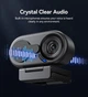 Вебкамера EMEET SmartCam C100 2K з мікрофоном та автофокусом - зображення 4