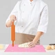 Скалка для теста A-PLUS Силиконовая (10ZHS) Оранжевый - изображение 6