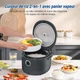 Рисоварка-мультиварка AMZCHEF DFB-P40U1, 4 л, 860 Вт, 7 режимов, таймер, поддержание тепла, черная - Уценка - изображение 3