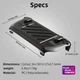 Защитный комплект Skull & Co. StandGrip + Front Cover для Steam Deck, чехол-подставка, TPU + PC, Smoky Black - изображение 6