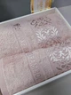 Подарочный набор бамбуковых полотенец Cestepe 2 шт Нежно-розовый - изображение 3