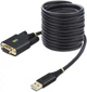 Кабель StarTech USB Type-A - RS-232 3 m Black (1P10FFCN-USB-SERIAL) - зображення 1