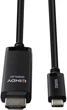 Kabel Lindy USB Type-C - HDMI 1 m Black (4002888434331) - obraz 4