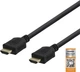 Кабель Deltaco HDMI - HDMI 0.5 m Black (R00100001) - зображення 2