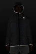 Чоловіча чорна вітровка у смужку UA Halo Run ReflectiveJacket-GRY Under Armour L 6012322-016 - изображение 4