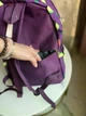Рюкзак фіолетовий повсякденний яскравий с принтом авокадо 2281 - изображение 6