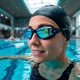 Очки для плавания взрослые Aquaget с зеркальными поликарбонатными линзами UV400 Anti-fog и силиконовыми уплотнителями с берушами и футляром черные (JDT-0851782) - изображение 9