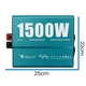Перетворювач напруги ORLLO 12V/230V 1500W (пікова 3000W) DC/AC чистий синус (PN-1500W) - зображення 5