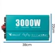 Przetwornica napięcia ORLLO 24V/230V 3000W (szczytowa 6000W) DC/AC czysta sinusoida (PN-3000W) - obraz 6