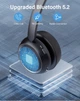 Бездротова Bluetooth-гарнітура Monodeal з мікрофоном та зарядною базою, AI шумозаглушення, до 65 годин роботи - изображение 4