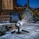Светодиодный лазерный проектор уличный Christmas Snowfall Projector WL-808 для отделки уличной иллюминации дома и помещений со стойкой защита IP65 цветом свечения Белый основа Черный - изображение 3