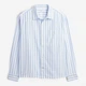 Рубашка хлопковая мужская GAP 190379776 L Белый/Голубой (1162926622) - изображение 4