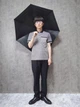 Поло длинное мужское Uniqlo 949992703 XL Серое (1162935482) - изображение 8