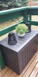 Ящик скриня для зберігання Prosperplast Boardebox 190 л коричневий поліпропілен стійкий до UV-випромінювання та вологи (MBBL190-440U) - зображення 9