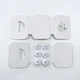 Силиконовые амбушюры для наушников Apple AirPods Pro 3 с шумопоглощением 3 пары: XS, S, L Белые - изображение 3