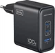 Ładowarka sieciowa INIU Leopard Charger 100 W EU czarna (6975141096400) - obraz 1