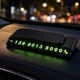 Автовізитка для паркування з номером телефону, розсувна шторка, флуоресцентні цифри, чорна (VZTK-005) - зображення 3