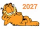 Календарь настенный квартальный на 2027 год на три пружины, Apriori , Рыжий кот, Кот Гарфилд , 29,7х61см - изображение 2