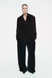 Блейзер жіночий COS silk-blend velvet blazer 1234979001 Eur 38 Коричневий - зображення 4