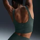 Спортивний топ жіночий Nike W Nk Inf Wide Rib Bra S Зелений HF1542-338 - зображення 7