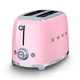 Тостер Smeg TSF01PKEU (на 2 скибки рожевий) - изображение 2