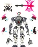 Фигурка Сюрприз Тигр Мистер Бист MrBeast Lab Platinum Series Tiger Battle Titan Moose Toys 24806 - изображение 3