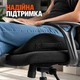 Ортопедическая подушка на кресло для сидения 51х46×13 см для копчика и спины в авто на водительское кресло в машину офиса анатомическая эргономичная автомобильная сидушка под попу на стул офисное кресло с эффектом памяти Чорний 1SIZE (999669) - изображение 7