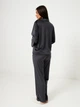Пижама (рубашка + штаны) женская BARWA garments 0384/280 L Антрацит (2113842803321) - изображение 2
