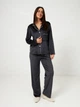 Пижама (рубашка + штаны) женская BARWA garments 0384/280 L Антрацит (2113842803321) - изображение 3
