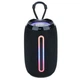 Портативная беспроводная Bluetooth-колонка T&G TG653 5 Вт с FM-радио, AUX, USB, RGB-подсветкой и микрофоном Black (1200 mAh) - изображение 1