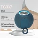 Портативная акустика Bluetooth T&G TG337 5 Вт с FM-радио, RGB подсветкой, AUX, USB, TF и громкой связью (1200 mAh) Blue - изображение 3