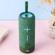 Портативная беспроводная колонка Bluetooth T&G TG619C Green 10 Вт с RGB-подсветкой, FM-радио, AUX, USB и TWS (1200 mAh) - изображение 1