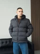 Чоловіча зимова куртка 6643 Madiss 4XL Сірий - изображение 2
